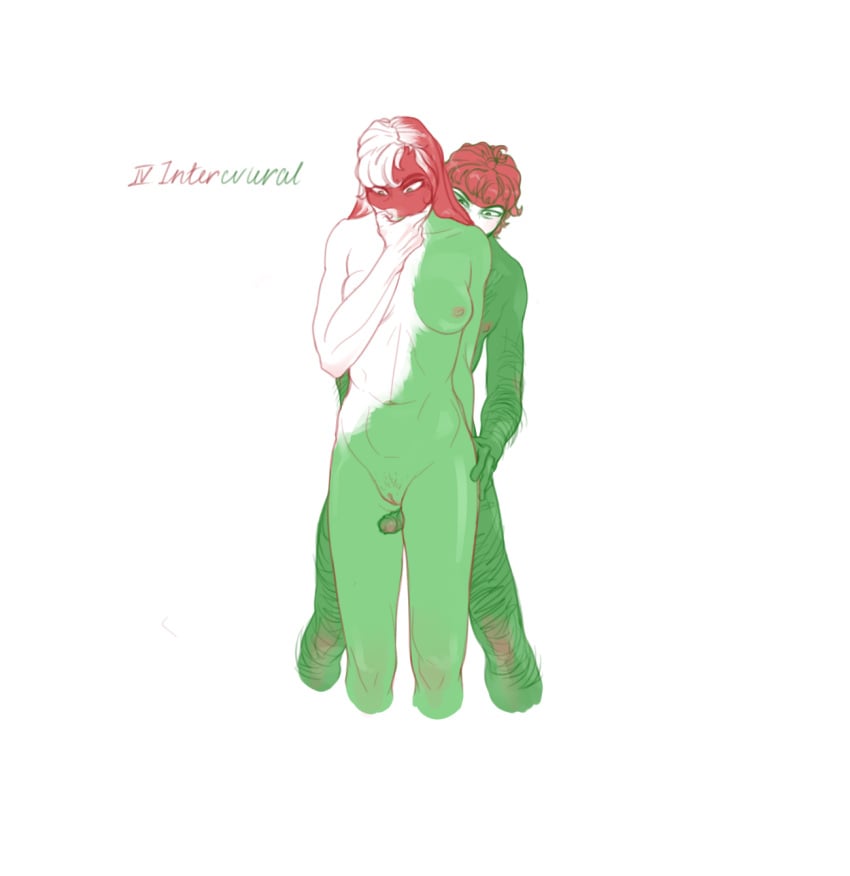 1boy1girl belarus_(countryhumans) breasts clitoris countryhumans countryhumans_girl hairy_arms hairy_chest hairy_legs hairy_male hetero_sex heterosexual hungary_(countryhumans) intercrural intercrural_sex leg_job long_hair_female male/female male_dominating_female naked_female naked_male outercourse penis pussy red_nipples shaved_crotch shaved_legs shaved_pussy skinny skinny_female skinny_male straight thigh_sex thrusting