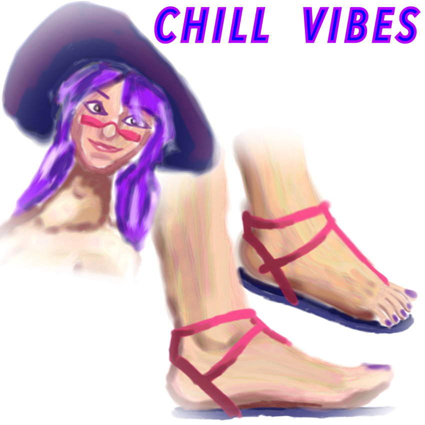 collage feet foot_fetish fortnite fortnite:_battle_royale glasses hat jtejj looking_at_viewer looking_over_eyewear looking_over_glasses looking_over_sunglasses painted_nails pink-tinted_eyewear reverie_(fortnite) sandals self_upload sunglasses tinted_eyewear