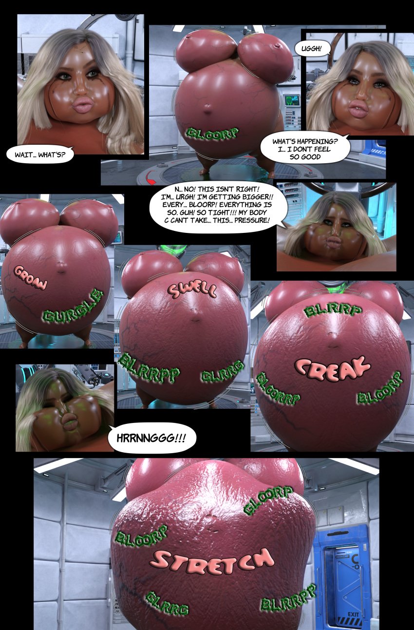 3d about_to_burst bad_end bbw belly_expansion blonde_hair breast_expansion breasts_bigger_than_head bulging charlotte_flair cheeks_inflation chubby_cheeks comic dialogue filled_cheeks imminent_death inflated_belly inflation lip_expansion nude page_41 puffy_cheeks red_skin running_mascara stretch_marks tagme text thick_lips veiny_belly veiny_breasts wwe ylandrax