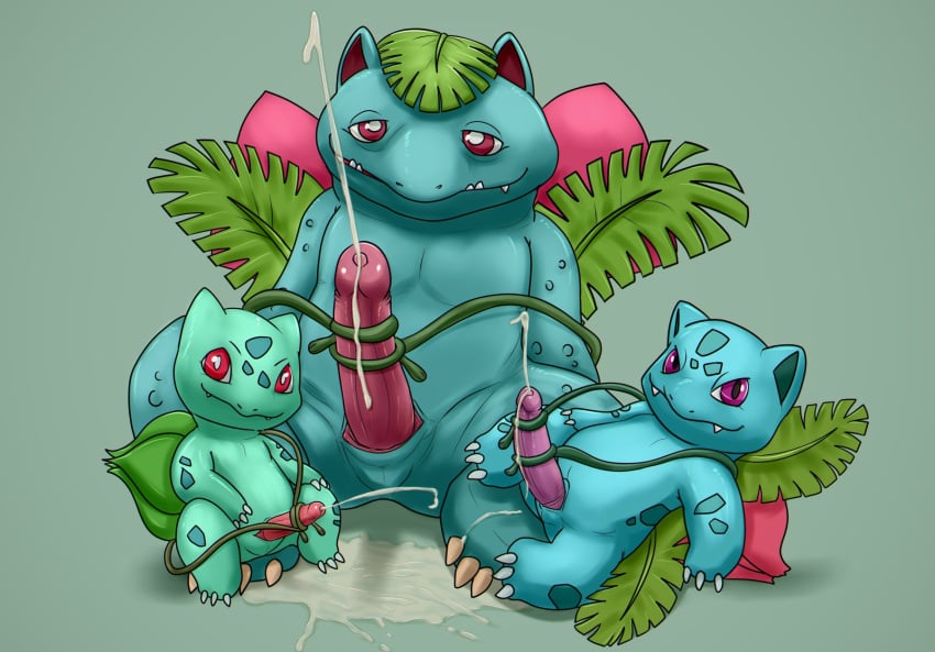 bulbasaur cum cumshot ejaculation feral fushigibana fushigidane fushigisou group_masturbation hi_res ivysaur johawk looking_at_viewer male male_only masturbation nintendo orgasm penile_masturbation penis pokémon_(species) pokemon pokemon_(species) pokemon_rgby simple_background venusaur video_games vines