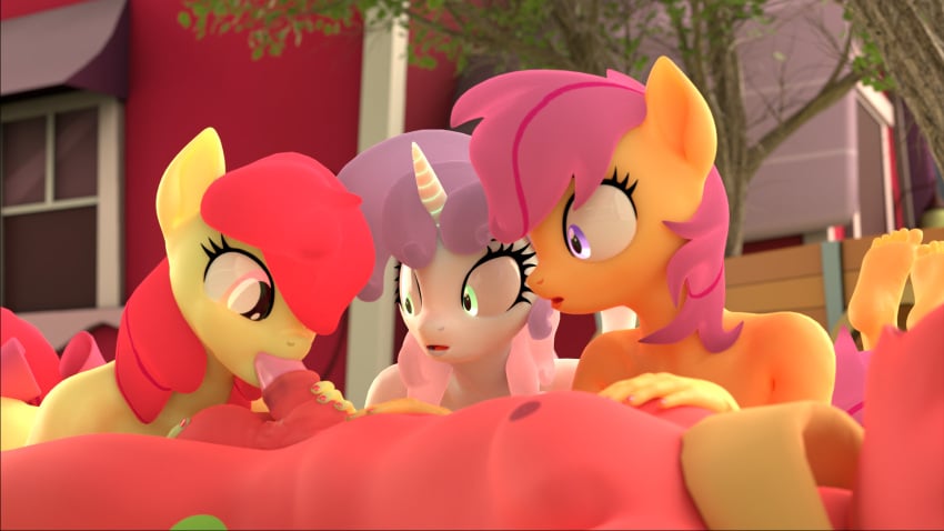 3d_(artwork) aged_up animal_genitalia animal_penis anthro anthro_on_anthro apple_bloom_(mlp) big_breasts big_macintosh_(mlp) breasts cutie_mark_crusaders digital_media_(artwork) earth_pony equid equine equine_genitalia equine_penis erection fellatio female friendship_is_magic hasbro horn horse horsecock incest male male/female mammal my_little_pony nipples oral orange_body orange_skin pegasus penis pink_hair pony purple_hair red_body red_hair red_skin scootaloo_(mlp) sex source_filmmaker stellarlewds sweetie_belle_(mlp) unicorn white_body white_skin yellow_body yellow_skin