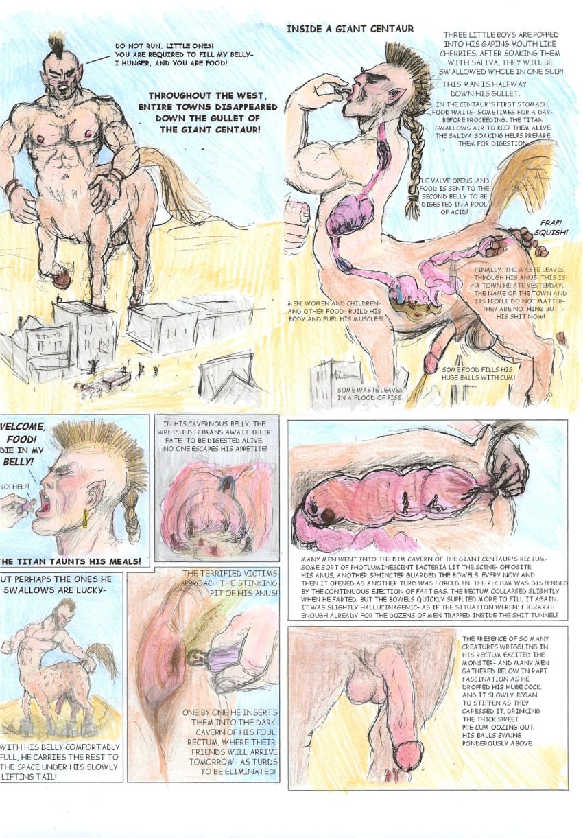anal anal_vore animal_genitalia anus balls black_text bodily_fluids centaur circumcised city colon colored comic death digestion ear_piercing ear_ring english_text equid equid_taur equine_anus erection european_mythology fatal_vore feces forced genital_fluids genitals gianttoby greek_mythology group hi_res hooves human humanoid_genitalia humanoid_penis humanoid_taur hybrid_genitalia hybrid_penis inside_anus inside_stomach internal macro macro_male macro_pred macro_taur male male/male male_pred male_taur mammal mammal_taur mass_vore mohawk multiple_prey multiple_stomachs muscular muscular_male muscular_pred muscular_taur mythology navel nipples nude_pred nude_taur open_mouth oral_vore outside pale_skin peeing penis piercing pointy_ears public public_nudity public_vore puffy_anus raised_tail reaching_around reaching_back ring_piercing scat sheath sheathed_humanoid_penis stomach_acid swallowing tail taur taur_pred text town unwilling_prey urine vein veiny_penis vore walking western willing_pred