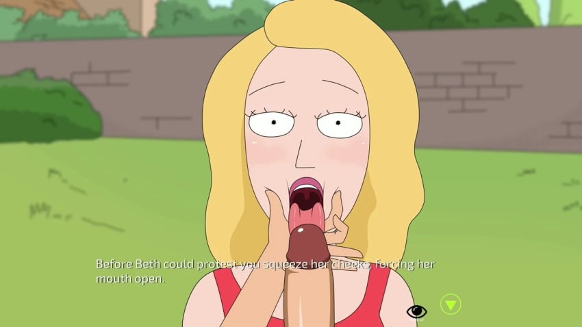 beth_smith big_penis blush face_grab ferdafs morty_smith open_mouth rick_and_morty rick_and_morty:_a_way_back_home tongue tongue_out