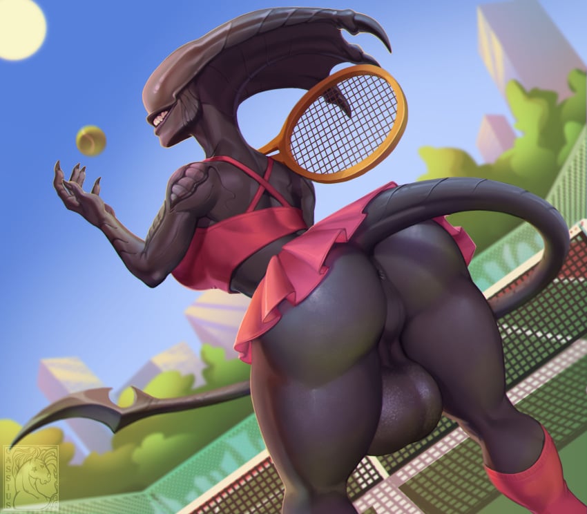 1cassius1 1futa absurd_res alien alien_(franchise) alien_futanari alien_girl alien_humanoid alien_only anthro anus ass ass_focus asshole athletic athletic_futanari athletic_gynomorph athletic_intersex backsack ball balls ballsack barely_clothed bent_over big_ass big_balls big_breasts big_butt big_muscles black_body black_lips bra breasts butt_focus claws clothed clothing crop_top dangerous dangling dark_skin dickgirl eyeless fit footwear futa_only futa_sans_pussy futanari genitals grin gynomorph hairless happy hi_res huge_balls huge_breasts huge_butt humanoid humanoid_genitalia humanoid_only intersex inviting legwear lifted_tail lips looking_back massive_balls mia_(xxxstxxx) miniskirt mostly_nude muscles muscular muscular_futanari muscular_gynomorph muscular_intersex muscular_thighs musk musky musky_balls nails no_humans nude perineum presenting presenting_anus presenting_balls presenting_hindquarters raised_tail rear_view red_clothing saggy_balls seductive seductive_look seductive_smile sharp_claws sharp_nails sharp_teeth shiny shiny_skin showing_off skimpy skimpy_clothes skirt skirt_lift smile smooth_skin socks solo sport sports_bra sportswear standing tail tail_up tall teeth teeth_showing tennis tennis_ball tennis_uniform testicles thick_penis thick_thighs thighs trainer training tubes upskirt wide_hips workout xenomorph