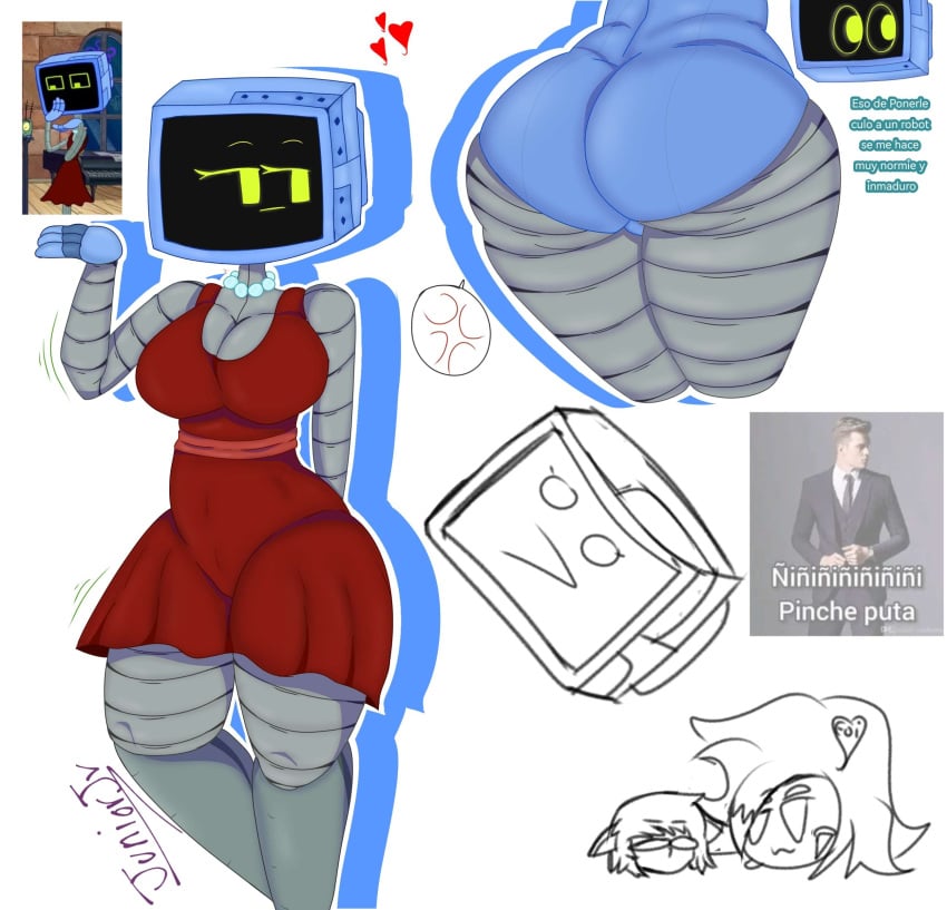 2d ass computer computer_head female humanoid juniorjr karen_plankton meme robot robot_ass robot_girl robot_humanoid screen_face sdickman99 shitpost spongebob_reference spongebob_squarepants tv tv_head