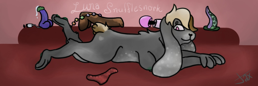 anthro dildo drawing fur header jaxthekat lagomorph luna_(disambiguation) mammal nude rabbit sex_toy sketch tasteful