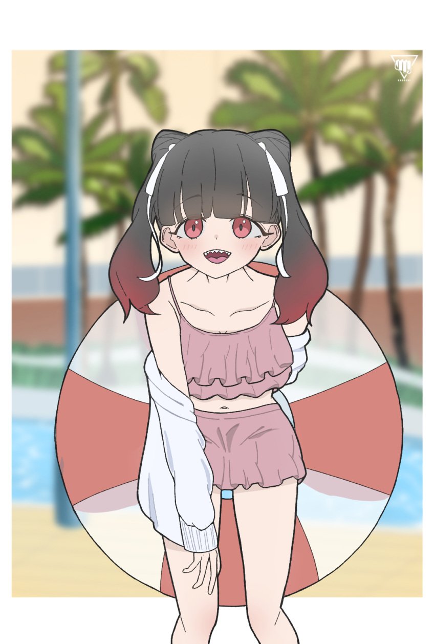 100_kanojo artist_request baio_rin blush kimi_no_koto_ga_dai_dai_dai_dai_daisuki_na_100-nin_no_kanojo long_hair swimsuit the_100_girlfriends_who_really_really_really_really_really_love_you