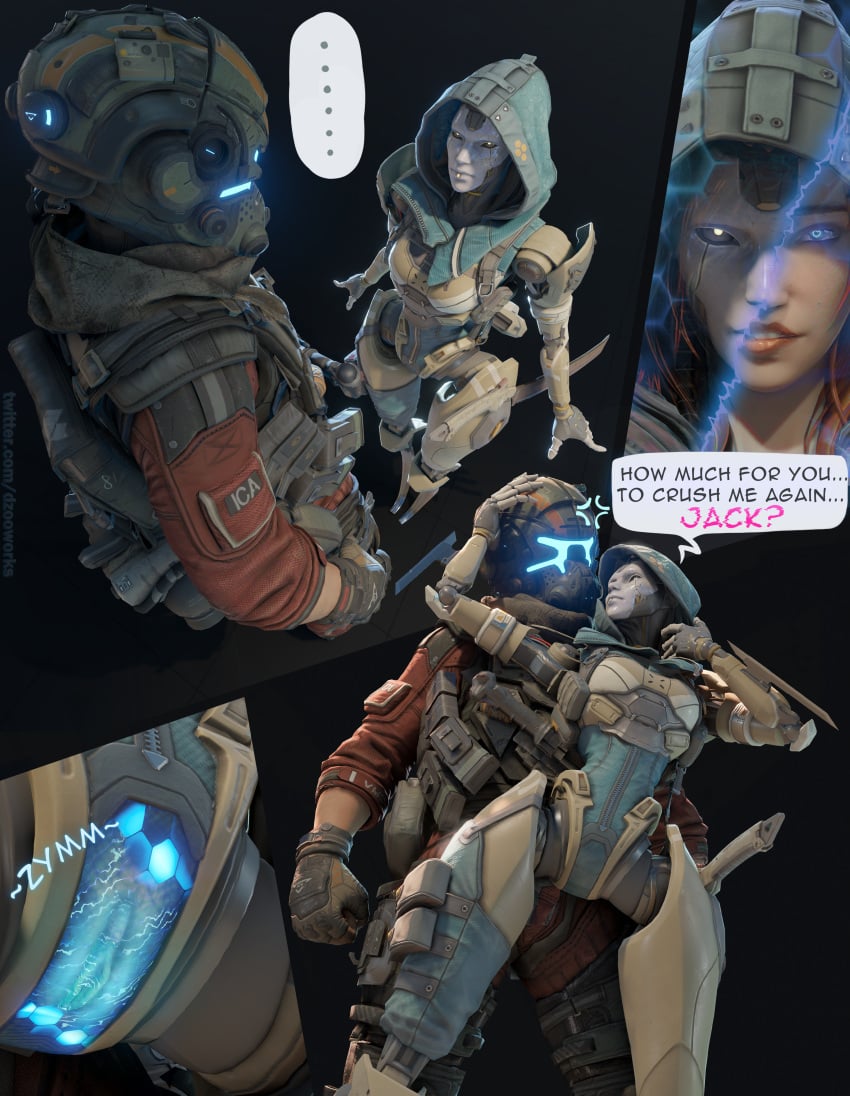 3d 4k apex_legends artificial_vagina ash_(apex_legends) ash_(titanfall) ashleigh_reid blender blender_(software) blender_eevee comic dzooworks female highres human jack_cooper machine male pale_skin respawn_entertainment robot robot_girl titanfall titanfall_2 vaginal watermark