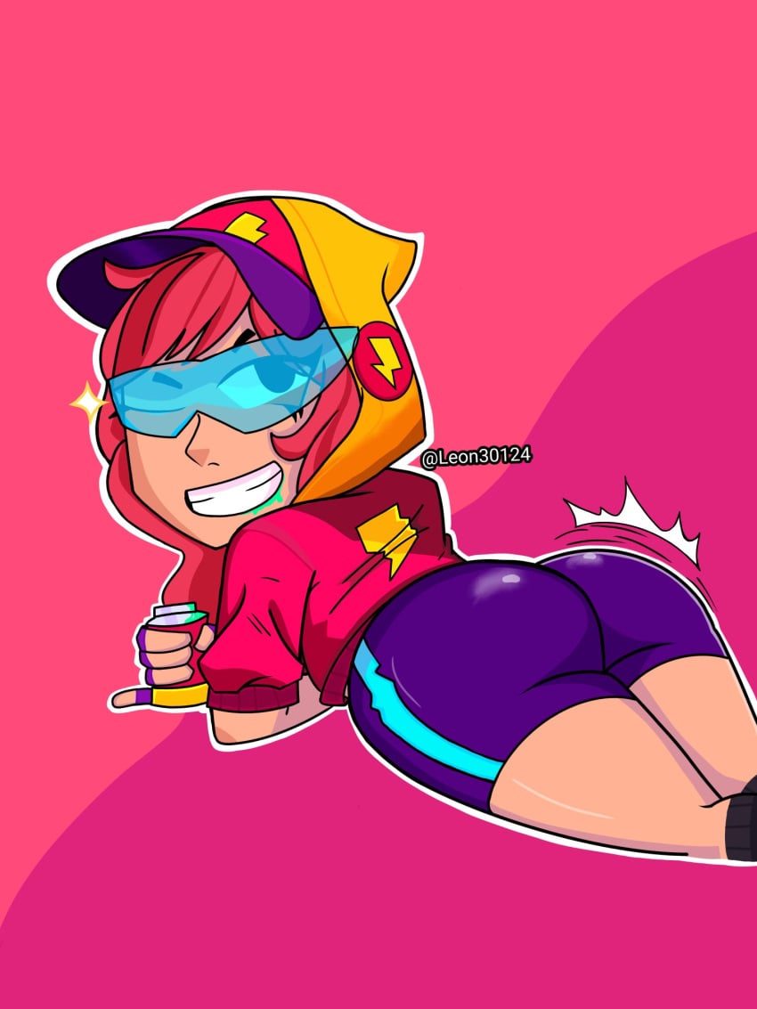 ass ass_focus big_ass brawl_stars female female_focus female_only max_(brawl_stars) streetwear_max tagme