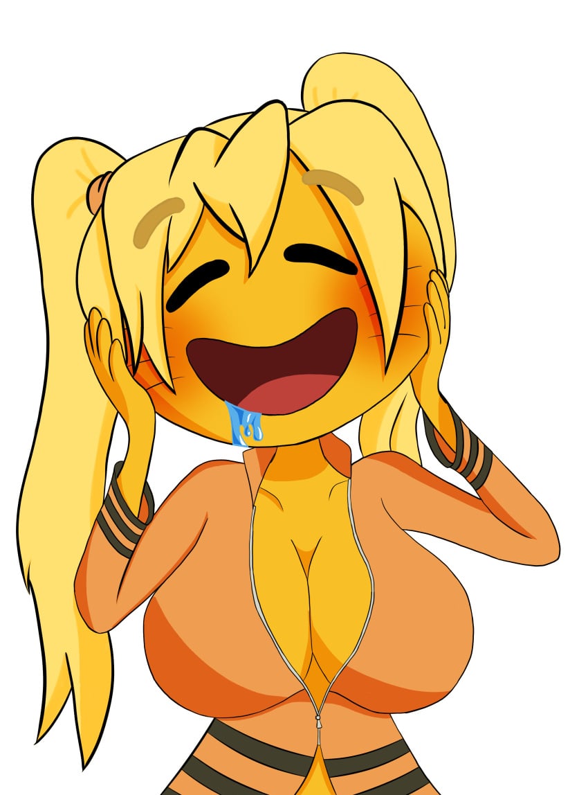 cleavage dochazard eggplant_emoji emoji emoji_(race) emojification female genderswap_(mtf) implied_transformation large_ass large_breasts naruko naruto rule_63 transformation uzumaki_naruto wide_hips