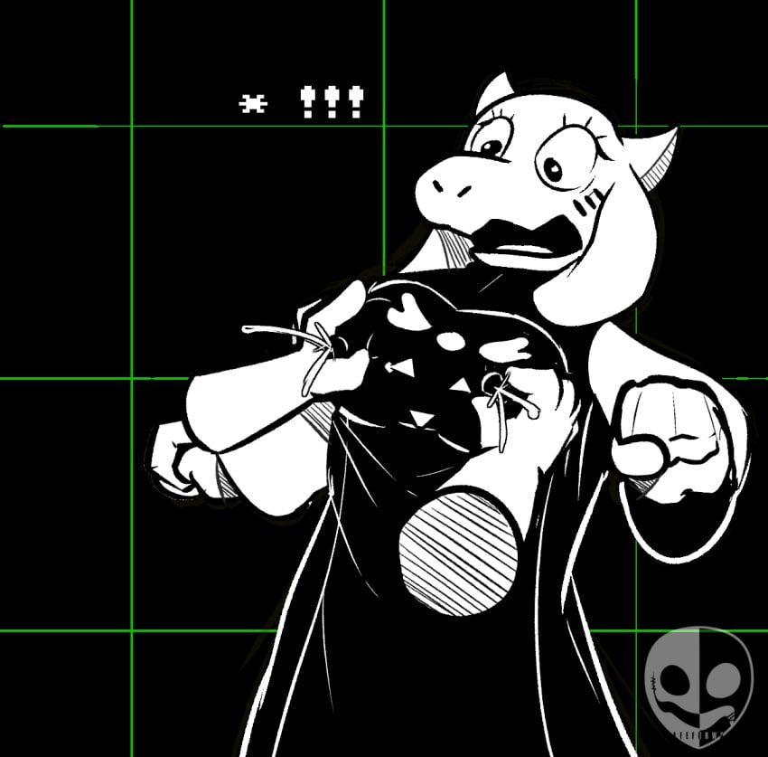 anthro big_breasts blush bodily_fluids boss_monster_(undertale) bovid breasts caprine clothed clothing digital_media_(artwork) duo female fur hair hi_res horn human male male/female mammal mature_female nipple_fetish nipple_outline nipple_play nipples notsafeforwanking simple_background text toriel undertale undertale_(series) white_body white_fur