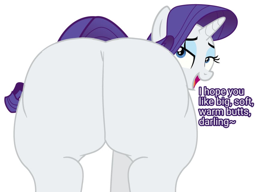 1girls artist_request ass ass ass_focus big_ass big_butt bubble_ass bubble_butt butt_crack butt_focus fat_ass fat_butt female female_only feral feral_only friendship_is_magic g4 hasbro high_res huge_ass huge_butt large_ass large_butt looking_at_viewer looking_back looking_back_at_viewer my_little_pony plot rarity_(mlp) simple_background solo solo_female white_background white_butt white_skin