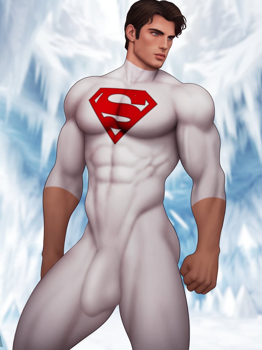 abs biceps big_bulge big_penis bulge clothed conner_kent dc dc_comics drawnpr0n huge_bulge huge_cock kon-el male male_only muscles muscular muscular_male pecs penis superboy superboy_(conner_kent) superhero superman_(series) teen_boy young_justice