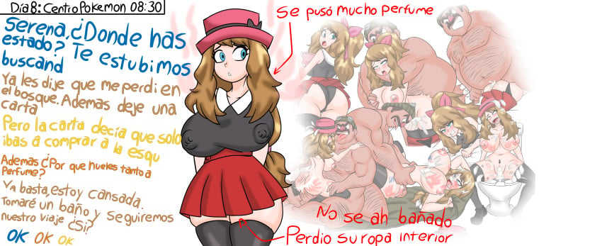 1boy1girl 1girls big_breasts blue_eyes breasts broken_rape_victim cheating dolan m.r_happy netorare ntr older_male older_man_and_teenage_girl older_man_and_younger_girl pokemon pokemon_(anime) pokemon_xy serena_(pokemon) sex