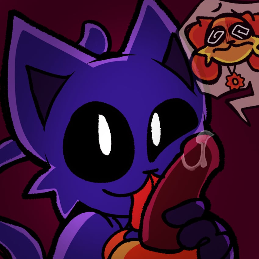 anthro anthro_on_anthro anthro_only arfnip catnap_(poppy_playtime) critters_(poppy_playtime) dizzy dogday_(poppy_playtime) furry_only gay leaking_cum licking_penis no_humans passed_out poppy_playtime poppy_playtime_(chapter_3) pov precum sex smiling_critters tagme