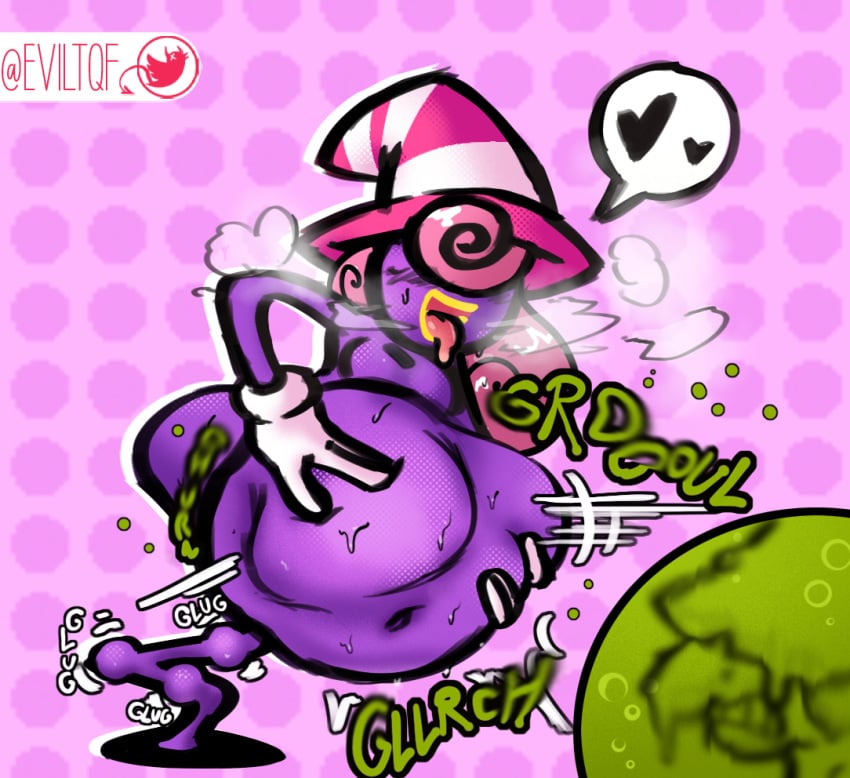 beldam_(mario) belly belly_rub big_belly blush bodily_fluids bodily_noises breath clothed clothing death digested digestion digestion_noises digital_media_(artwork) duo eviltqf fatal_vore female female/female female_pred forced ghost gloves hair handwear hat headgear headwear humanoid incest_(lore) inside_stomach mario_bros melting melty_digestion nintendo not_furry onomatopoeia open_mouth oral_vore organs overweight panting paper_mario paper_mario:_the_thousand_year_door pink_hair pumps purple_body purple_skin rumbling_stomach shadow_siren sibling_(lore) simple_background sister_(lore) sisters_(lore) smile sound_effects spirit stomach stomach_acid stomach_bulge sweat text tongue unwilling_prey vivian_(mario) vore white_clothing white_gloves white_handwear