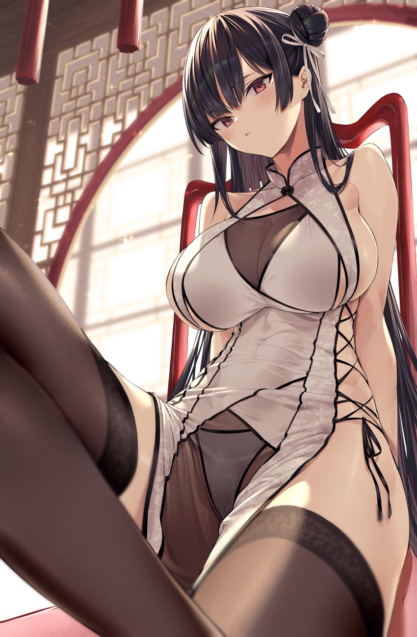 1girls big_breasts blush blush blushing_at_viewer breasts curvaceous curvy curvy_female female female_focus haitekudasai_takamine-san hi_res highres hiiragi_yuuichi hourglass_figure huge_breasts large_breasts light-skinned_female light_skin long_hair looking_at_viewer slim_waist takamine_takane thick_thighs thighs wide_hips