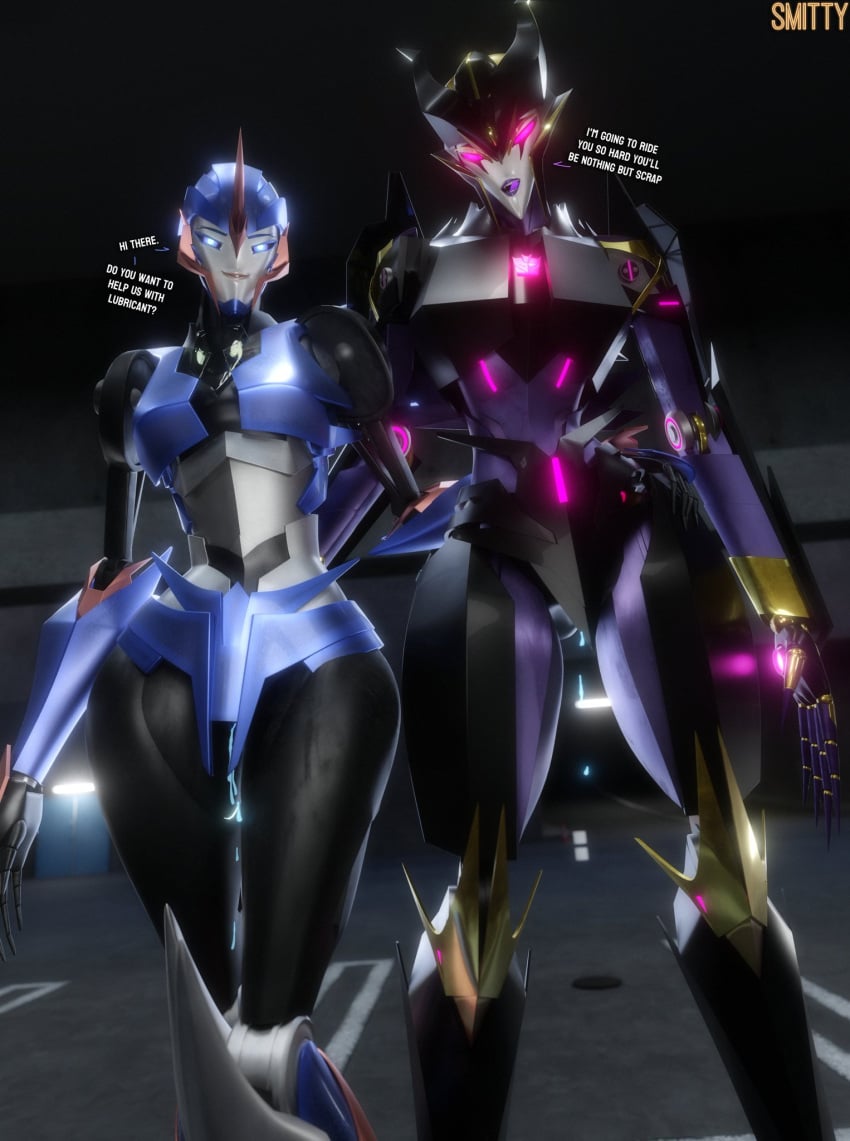 2girls 3d airachnid alien_girl arcee arcee_(prime) ass big_ass big_breasts blue_eyes breasts bust busty curvaceous curvy curvy_figure cybertronian digital_media_(artwork) female female_focus fembot fit fit_female gynoid hairless hasbro hips hourglass_figure huge_ass huge_breasts humanoid large_ass legs light-skinned_female light_skin mature mature_female mechanical metallic_body robot robot_girl robot_humanoid slim slim_waist smitty34 thick thick_legs thick_thighs thighs top_heavy transformers transformers_prime voluptuous waist wide_hips