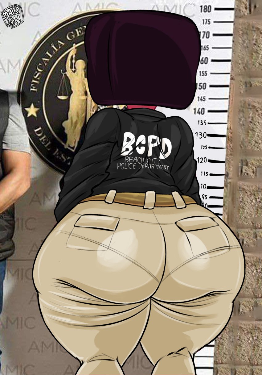 1girls 2024 ass big_ass bottom_heavy bubble_butt clothing dat_ass fat_ass female female_only garnet_(steven_universe) gem_(species) gluteal_fold huge_ass large_ass maikyoh massive_ass meme pantylines png police police_uniform policewoman rear_view solo steven_universe thicc_french_policewoman thicc_french_policewoman_(cosplay) thick_ass thick_thighs thunder_thighs wide_hips