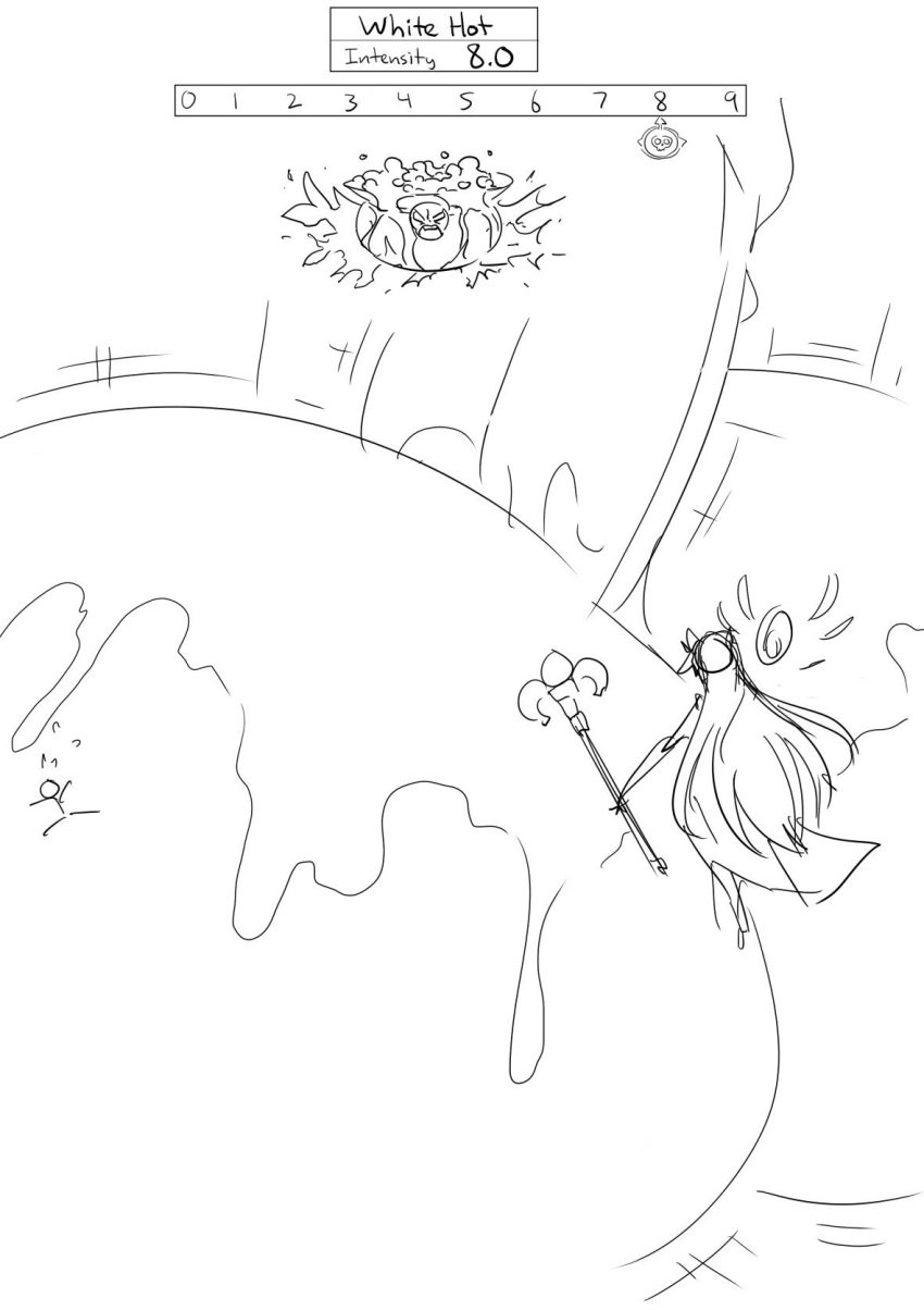 black_and_white breast_expansion breasts breasts_bigger_than_body breasts_bigger_than_head growth hyper hyper_breasts hyper_penis kid_icarus line_art matsu-sensei nintendo palutena penis penis_expansion penis_growth pit pit_(kid_icarus)