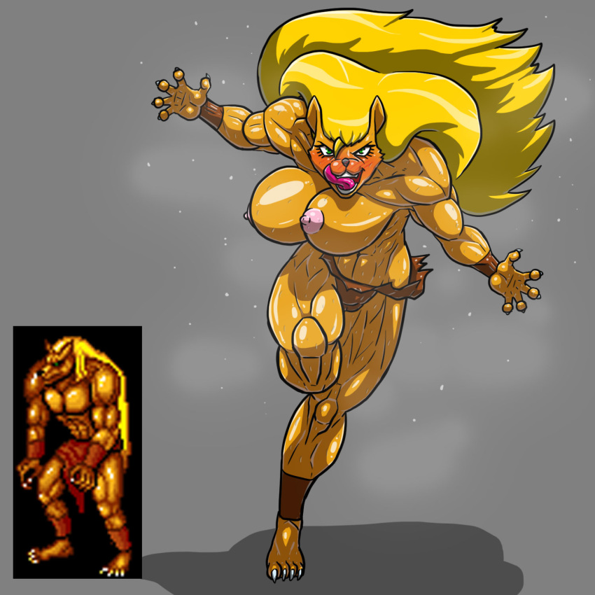 allesey furry lioness muscular_female mutant_fighter rule_63