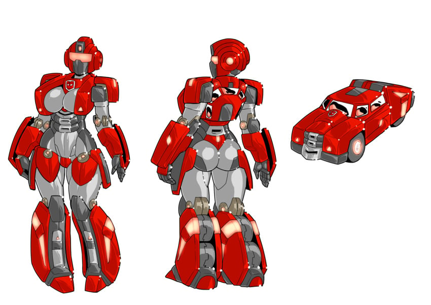 ass autobot car character_sheet cleavage drone gynoid mad-project mask red_body red_eyes robot/alternate_modes sex_robot skirt transformers visor