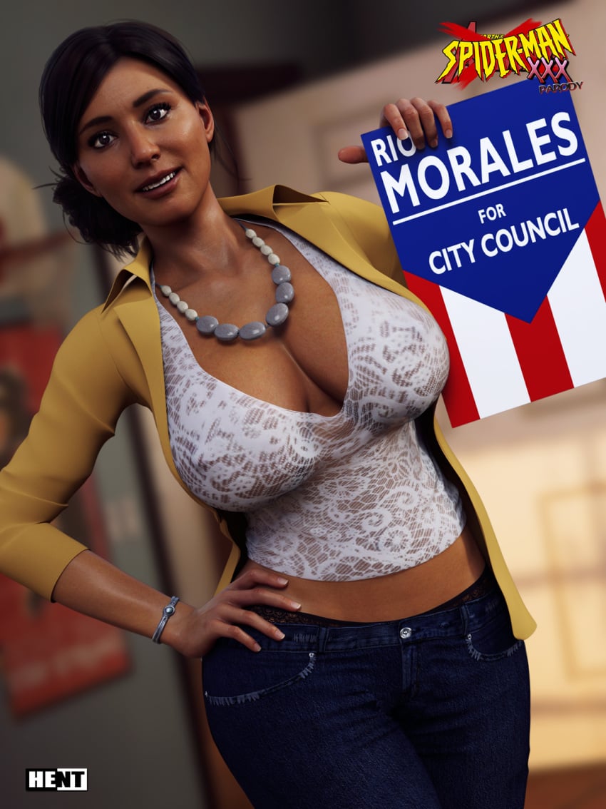 1girls 3d ass big_ass big_breasts bottom_heavy breasts bust busty chest curvaceous curvy curvy_figure female female_focus hent hips hourglass_figure huge_ass huge_breasts human insomniac_games large_ass large_breasts latina legs light-skinned_female light_skin marvel marvel_comics mature mature_female milf mother rio_morales rio_morales_(playstation) slim_waist spider-man_(series) thick thick_hips thick_legs thick_thighs thighs top_heavy voluptuous waist wide_hips