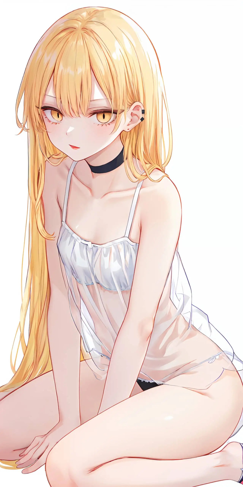 1female 1girls ai_generated arms_between_legs artist_request black_panties blonde_female blonde_hair blonde_hair_female chocker choker earring earrings female guideau hands_between_legs hands_between_thighs lips lipstick long_blonde_hair long_hair looking_at_viewer majo_to_yajuu negligee panties pierced_ear pierced_ears piercing piercings plain_background pose posing posing_for_the_viewer red_lips red_lipstick see-through see-through_clothing see-through_shirt see_through sensual simple_background slit_pupil slit_pupils small_breasts small_lips solo solo_female solo_focus solo_girl staring staring_at_viewer the_witch_and_the_beast very_long_hair white_background yellow_eyes