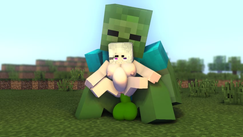 1boy 1boy1girl 3d big_penis blonde_hair character female giant giant_(minecraft) human melanie_thompson_(melinajbt) melinajbt mine-imator minecraft monster oc purple_eyes rape stomach_bulge straight tagme vaginal_penetration zombie zombie_(minecraft)