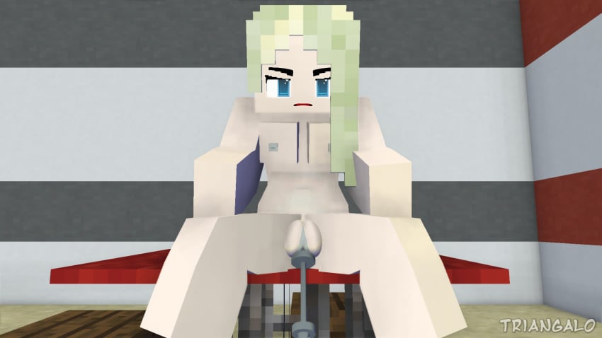 1girls 3d blonde_hair blue_eyes breasts cubic_breasts diana_cavendish erect_nipples female female_only horny little_witch_academia looking_at_viewer looking_down masturbation mine-imator minecraft nude nude_female outside sex_machine sex_toy solo spread_legs tagme triangalo vaginal_insertion