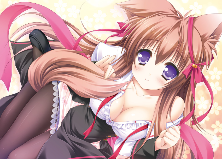 animal_ears lump_of_sugar mito_mashiro moekibara_fumitake tayutama tayutama_2