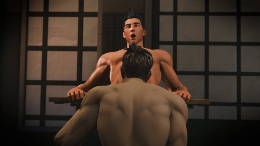 2boys 2humans 2males 3d 3d_(artwork) 3d_model aj_(aj_racer95) aj_racer95 cum_from_oral cumming epic_games fortnite gay gay_blowjob gay_oral gay_sex giving_head going_down_on implied_fellatio implied_oral lean_muscle male male/male male_ahegao male_only no_visible_genitalia nolan_chance_(fortnite) o_face original_character pleasure pleasure_face pleasured_face pleasured_male self_insert