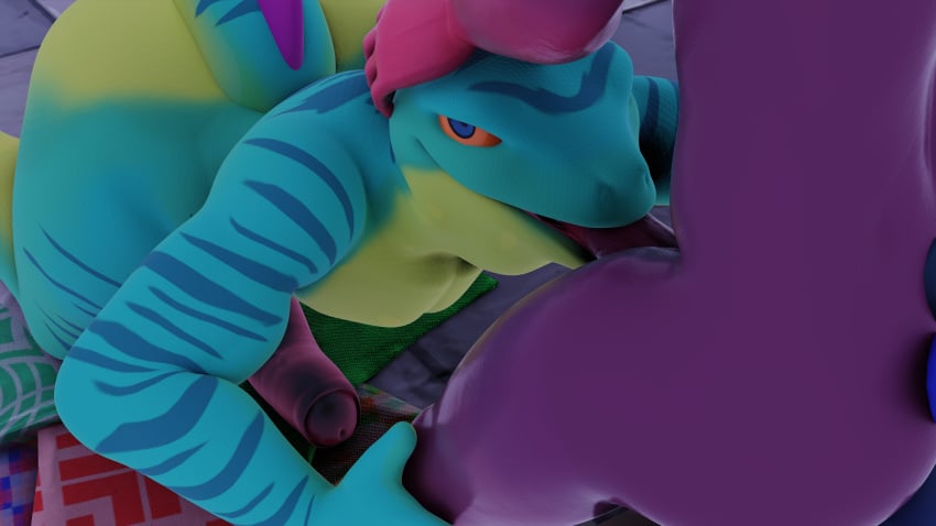 absurd_res amphibian anthro ass athletic axo_(fortnite) axolotl big_butt big_penis bleatandtweet collared_lizard duo epic_games fellatio femboy foreskin fortnite genitals head_grab hi_res huge_butt huge_cock hyper hyper_butt hyper_genitalia hyper_penis leg_grab lizard lizzik_(fortnite) male male/male marine mole_salamander oral penile penis reptile salamander scalie sex