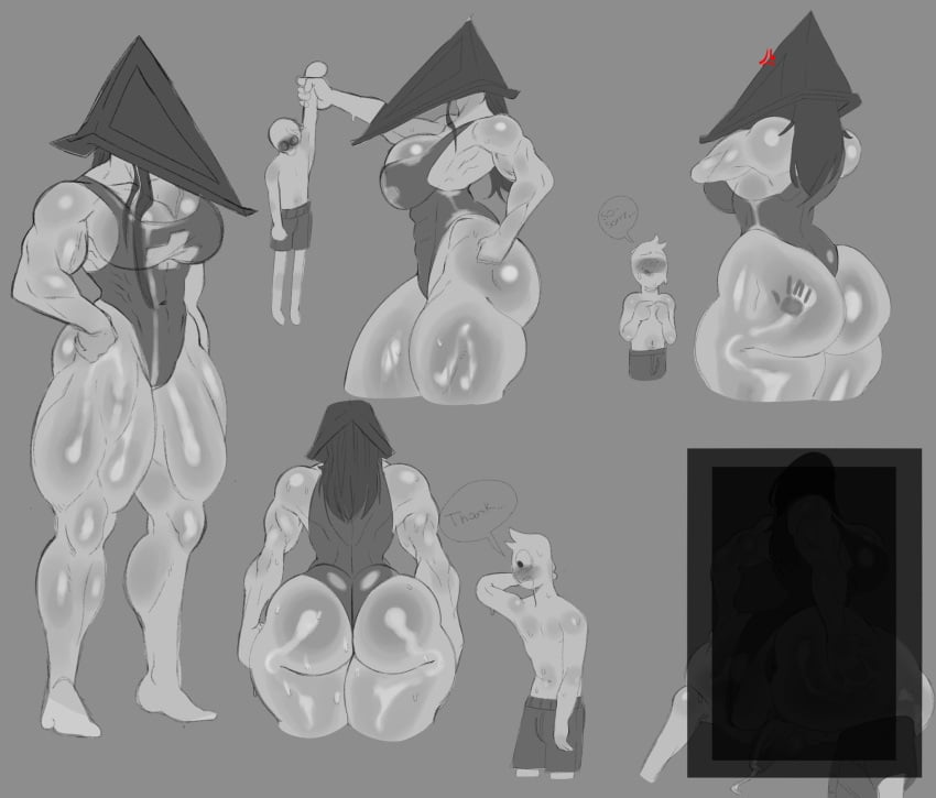 big_ass lifeguard mertius muscular_female pyramid_head