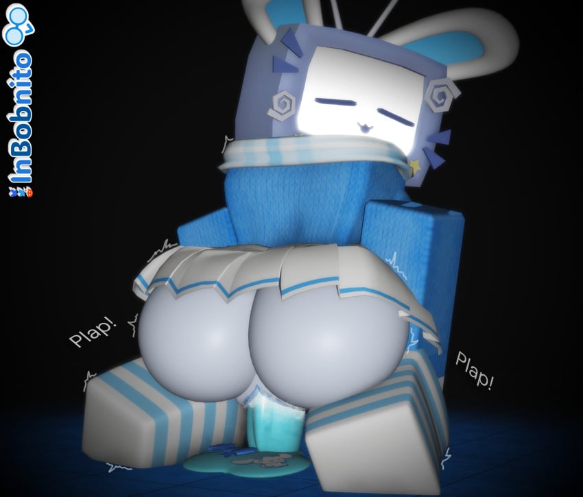 1girls 3d ass ass_focus dildo inbobnito_rr34 riding_dildo roblox robloxian silvy_(silvythetvbunny) solo tagme