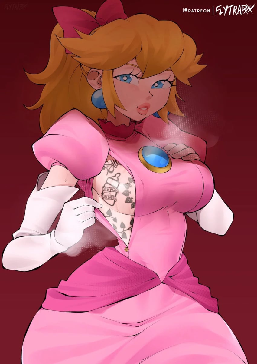 Princess Peach (Blacked) Rule 34 Image