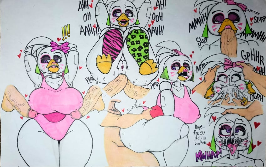 Glamrock Chica (Fnaf) Rule 34 Image