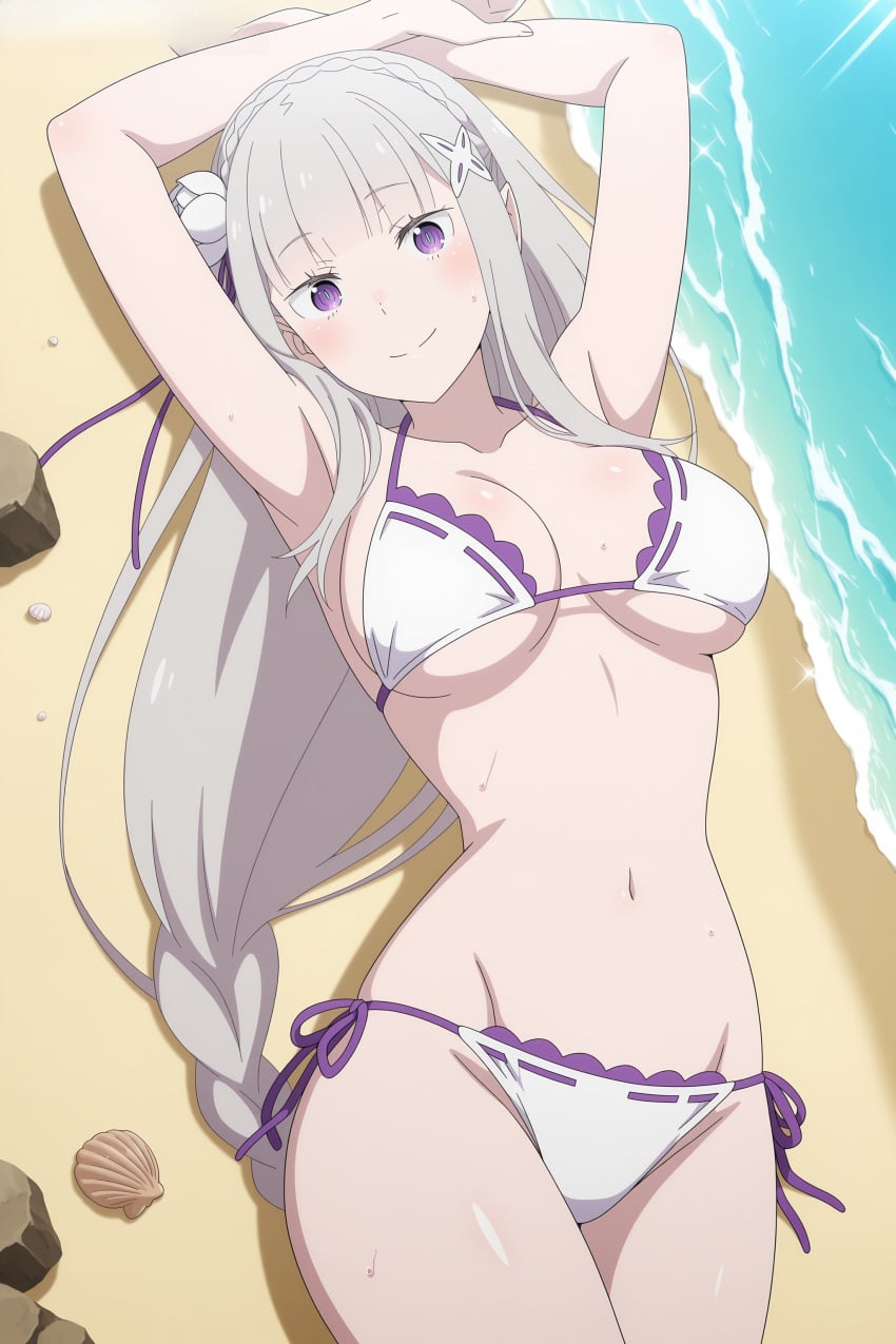 Emilia (Re:Zero) Rule 34 Image