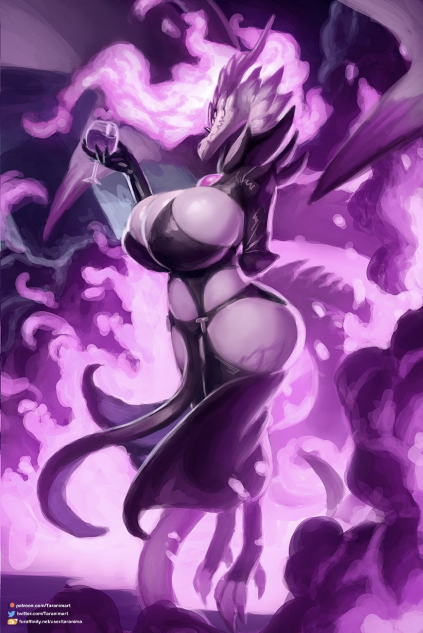 anthro huge_breasts large_ass scalie taranima terror_(taranima) wide_hips