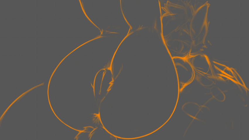 2019 anthro ass big_butt breasts canide cookiedraggy female fur kincaid nude pussy simple_background sketch slime the_adventures_of_kincaid