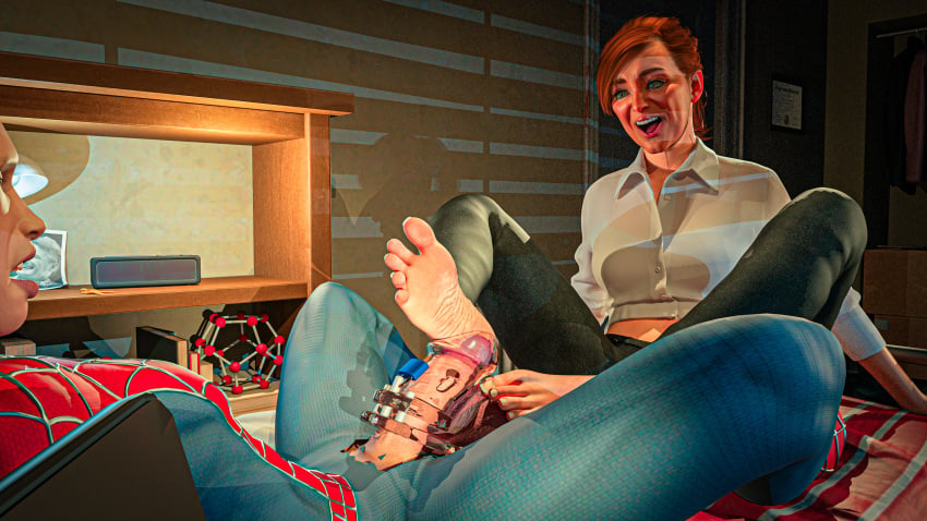 3d femdom femdom_3d hate_fuck humiliation marvel marvel_comics mary_jane_watson peter_parker spiteful