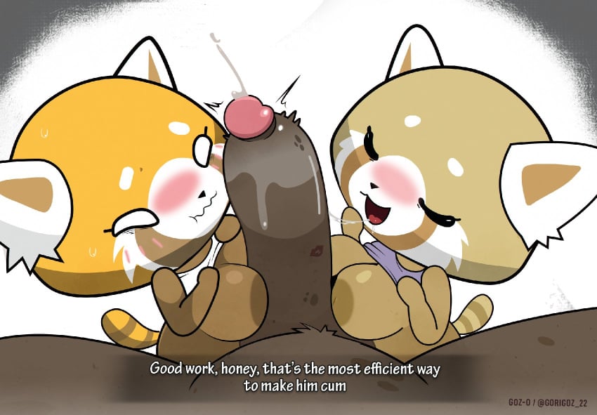 1boy 2girls :3 ^_^ accurate_art_style aggressive_retsuko aggretsuko animal_ears animal_nose anthro anus areolae bare_shoulders between_breasts black_eyes blush blush_stickers bodily_fluids body_fur bottomless breast_press breasts brown_fur canine closed_mouth clothed clothes_lift clothing daughter double_paizuri double_titfuck duo ejaculation english_language english_text erection female female/female ffm_threesome fur furry furry_female furry_male furry_with_furry furry_with_non-furry genital_fluids genitals gosgoz group haida_(aggretsuko) hands_up happy hi_res humanoid_genitalia humanoid_penis interspecies inverted_nipples kiss_mark kiss_mark_on_penis large_breasts male male_pubic_hair mammal mother mother_and_child mother_and_daughter multiple_girls nipples nose_blush open_mouth paizuri parent parent_and_child penis precum purple_shirt retsuko retsuko's_mother sanrio semen sex shiny shirt shirt_lift short_hair sitting size_difference sleeveless sleeveless_shirt smile smooth_fur straight striped_tail sweat tail tears text threesome two-tone_fur upper_body vaginal_penetration wavy_mouth white_fur yellow_fur