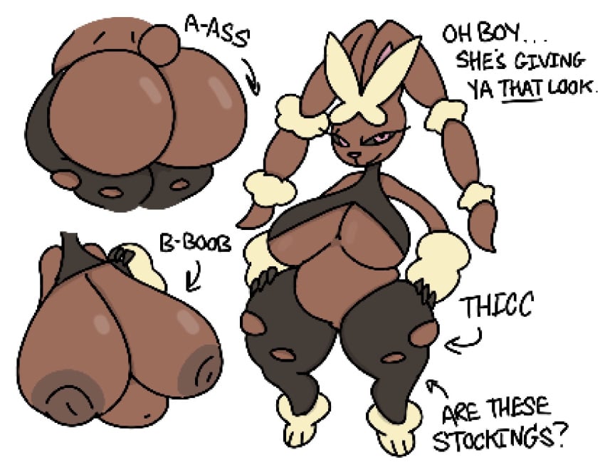 big_areola big_ass big_belly big_breasts big_butt big_nipples big_thighs lopunny theslashfive