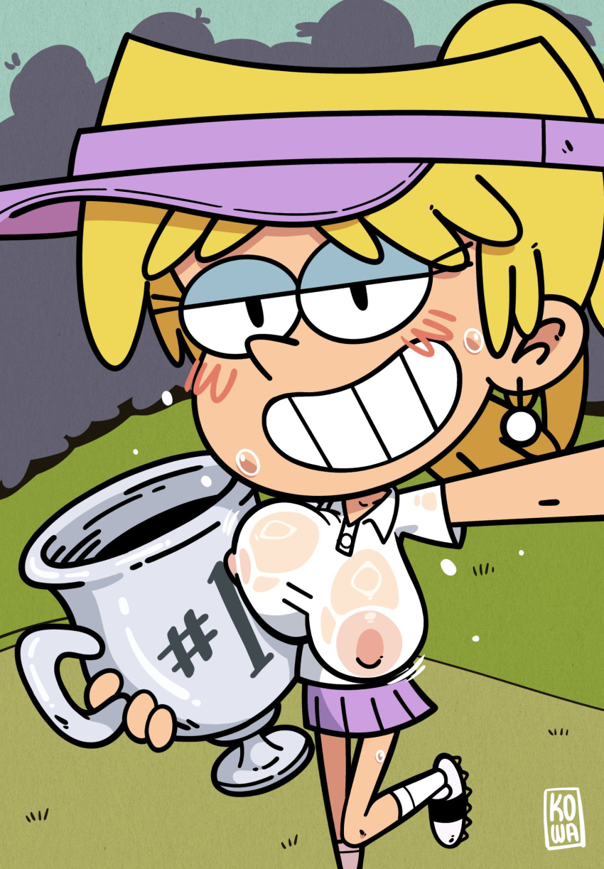 1girls big_ass blonde_female blonde_hair blonde_hair_female breasts kowaworks02 lori_loud nickelodeon short_hair the_loud_house