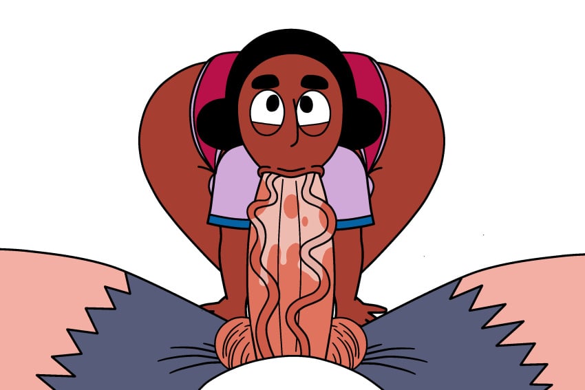 animated black_hair blackmorty_(artist) brown_skin connie_maheswaran dark-skinned_female female greg_universe steven_universe