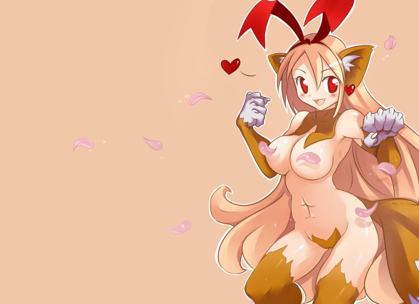 breasts cat_ears cat_tail catgirl convenient_censoring disgaea disgaea_1 flonne large_breasts nekomata_(disgaea) nippon_ichi_software tusia