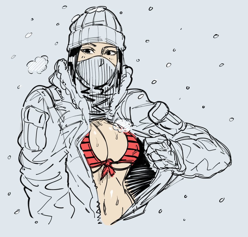 1girls bb_(baalbuddy) big_breasts breasts cleavage female flashing frost_(rainbow_six) rainbow_six rainbow_six_siege tagme tom_clancy