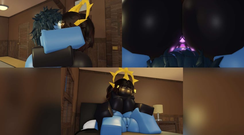 3d black_body blue_body kissing lampshaderr34 lesbian lesbian_sex naked original_character roblox roblox_game robloxian tagme the_umbra tower_defense_simulator unnamed_character yuri