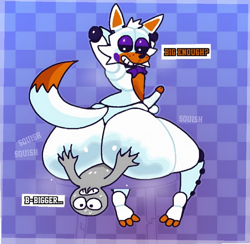 2boys 3_toes 4_fingers abstract_background anal anal_sex animatronic anon anonymous anonymous_character anonymous_male anthro anthro_on_human ass ass_focus balls big_ass big_butt big_hips big_thighs bigger_male black_eyes blue_background bubble_butt butt_focus canid canine canis circumcised color colored crushtrap death_by_snoo_snoo dialogue digital_drawing_(artwork) digital_media_(artwork) dominant dominant_male duo duo_focus english english_text erect_penis erection feet five_nights_at_freddy's five_nights_at_freddy's:_sister_location foto fox fox_ears fox_tail funny funny_face fur furry girly grey_body grey_skin hand_on_ass hands_on_ass human human_on_anthro humanoid_genitalia humanoid_penis interspecies legs lolbit_(fnaf) lolbit_(male) looking_at_partner looking_down male male_only on_bench onomatopoeia orange_fur pain painful pear-shaped_figure pear_shaped penetration penis penis_out pressing purple_bow purple_cheeks riding riding_penis robot scottgames sex shaded simple_background simple_shading small_sub_big_dom smaller_male smash smile smiling snout squish submissive submissive_male sweat sweatdrop sweating tail tailsfoxy thick thick_ass thick_thighs thigh_highs thighs two_tone_fur two_tone_tail vein veiny_penis white_eyes white_fur white_teeth y/n