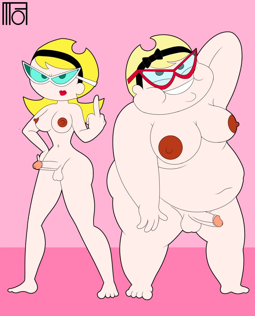 2futas alternate_body_type alternate_hairstyle big_ass big_belly big_breasts big_butt blonde_hair cartoon_network chubby_futanari completely_naked completely_nude completely_nude_futanari fat_ass futa_only futanari future_mandy glasses mandy mandy_(billy_and_mandy) moffoffo naked nude overweight_futanari overweight_intersex the_grim_adventures_of_billy_and_mandy thick_ass thick_legs thick_thighs warner_brothers